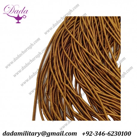 Spiral French Wire, 1.5 mm diameter, Antique Gold Color