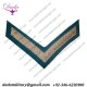 Army Chevron Lance Corporal Chevron, QOY Blue, Mess Dress, Badge, 1 Bar, Silver, Army, New