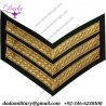 British Army ranks Sergeant Gold On Grass Green Rank Chevron