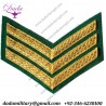 British Army ranks Sergeant Gold On Intelligence Corps Green Rank Chevron
