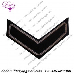 Military Grade Insignia Rifles Lance Corporal Chevron, Rank, Mess Dress, Badge