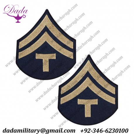 Technician 5 Stripes For WWII And Korea