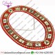 Masonic Regalia ROYAL ARCH RHINESTONE  WHITE  RED BACKING Collar