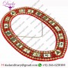 Masonic Regalia ROYAL ARCH RHINESTONE  WHITE  RED BACKING Collar