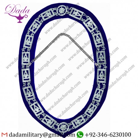 Silver Past Master Chain Collars