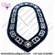 MASONIC REGALIA MASTER MASON BLUE HOUSE LODGE BLUE BACKING COLLAR