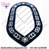 MASONIC REGALIA MASTER MASON BLUE HOUSE LODGE BLUE BACKING COLLAR