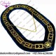Masonic Regalia Master Mason GOLD PLATED Chain Collar BLUE Backing