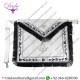 White Color Past Master White Leather Square Mason Masonic Apron