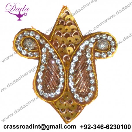 Bullion and Rhinestone Appliques