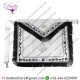 Wholesale White Leather Masonic Past Master Apron Black Tassel Masonic Apron
