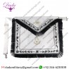 Wholesale White Leather Masonic Past Master Apron Black Tassel Masonic Apron