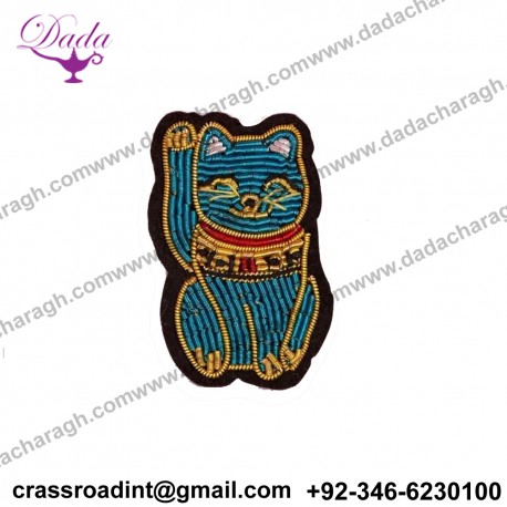 Bullion Brooch Supplier and Manufacturer, Hand embroidered brooches