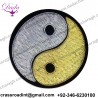 bullion brooch Supplier Custom Hand Embroidery India Bullion Silk Patch Metallic Wire Clothing Horse Badge