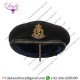 Ramc Officers Medical Corps Blue Beret & Embroidered Badge Army Military Silk