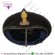 Royal Engineers Officers Military Silk Lined Blue Beret & Embroidered Badge Army