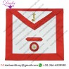 7th Degree Scottish Rite Masonic Apron - Red & White