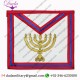 23rd Degree Scottish Rite Masonic Apron - White & Gold