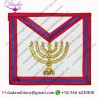 23rd Degree Scottish Rite Masonic Apron - White & Gold