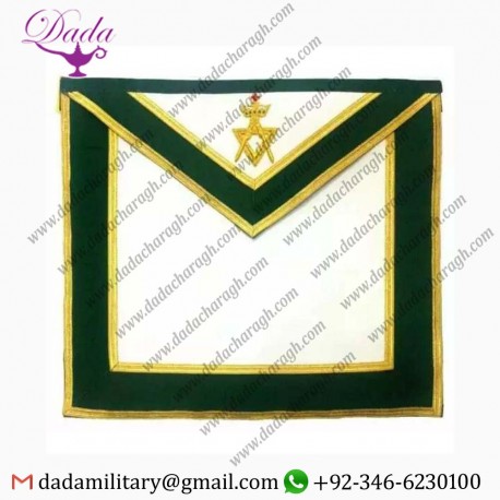 Allied Masonic Degree AMD Past Sovereign Master Apron Hand Embroidered