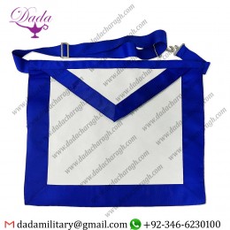 Basic Master Mason Blue Lodge Masonic Apron White Leather