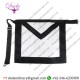 Black Color Master Mason White Leather Square Mason Masonic Apron