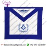 Blue Lodge Master Mason Apron Machine Embroidery
