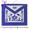Bullion wire embroidery leather bag masonic apron