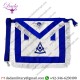 Customized Masonic Past Master White Synthetic Leather White Tassel Masonic Apron