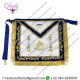 Customized Past Master Mason Masonic Apron With Embroidered Border Gold Tassel Masonic Apron