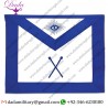 Director of Ceremonies Masonic Officer Apron - Blue & White