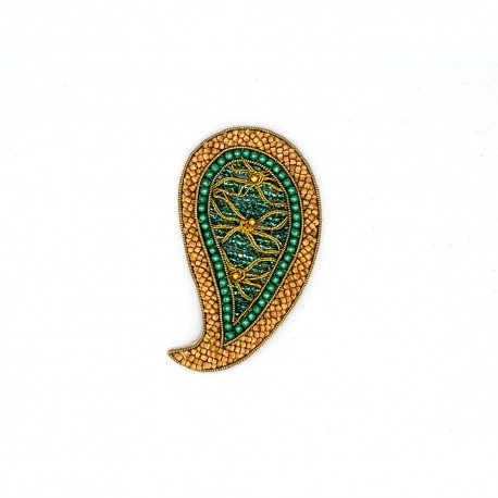 Bullion Wire Embroidered patch