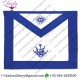 Electrician Masonic Officer Apron - Blue & White