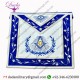 Funeral Master Mason Masonic Apron - Blue & White