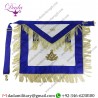 Golden Tassels Hand Embroidered Freemason Regalia Grand Past Master Masonic Lodge Blue Apron