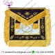 Grand Lodge Master with Purple Velvet Masonic Apron - Purple & Gold