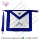 Grand Lodge Worshipful Master White Leather Square Mason Masonic Apron