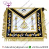 HAND EMBROIDER MASONIC LODGE MASTER MASONIC APRON BLUE COLOR