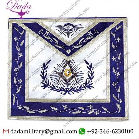 Hand Embroidered Masonic Master Masonic Apron
