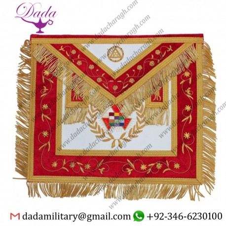 Hand Embroidered Masonic Royal Arch PHP Apron