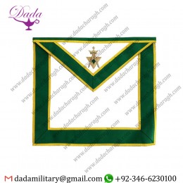 High quality hand embroidery masonic Master Mason Apron