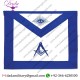 Junior Deacon Masonic Officer Apron - Blue & White