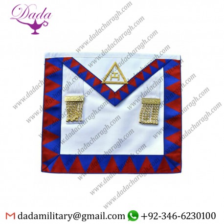 Lambskin Masonic Royal Arch Companions Apron Embroidered Tuas Chapter Regalia