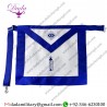 Masonic Apron Junior Warden Blue Lodge Master Mason Blue Ribbon Borders Masonic Regalia Apron