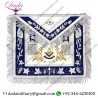 Masonic Grand Lodge Past Master Apron Gold & Silver Hand Embroidery Apron