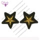 China Supplier 3D Indian Bullion Wire Badge Beaded Embroidery Bee Sew On Patch With Crystal Rhinestone For Clothes