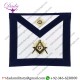 Masonic Master Mason Hand Embroided Apron With Square Compass With G Navy