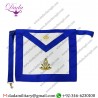 Masonic Past Master Leather Cover Apron Compass Square Regalia Hand Embroidered