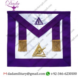 Masonic Past Thrice Illustrious Master PTIM Hand Embroidered Apron