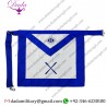 Masonic Regalia American Lodge & Grand Lodge Master Blue Officer Leather Apron